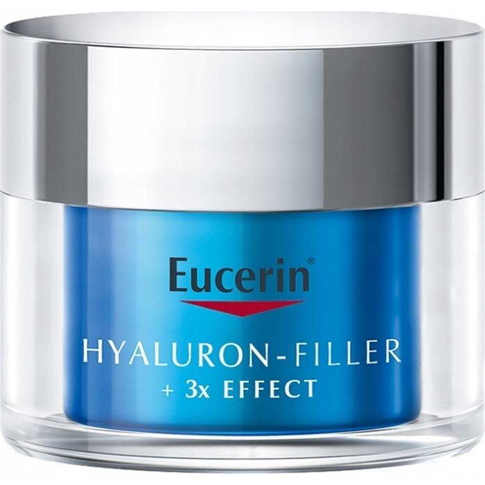 Eucerin Hyaluron-Filler +3× Effect Soin de Nuit Booster d'Hydratation Anti-Rides &amp; Âge Pot, 50 ml (4005800310102)-0