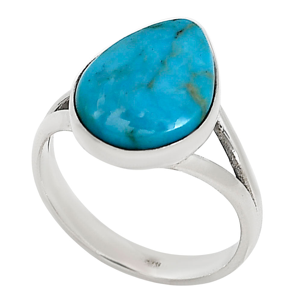 Natural Rare Turquoise Nevada Aztec Mt Ring size-10 R-1002 27-ER15301-1