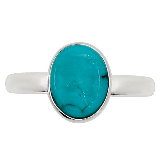 Natural Rare Turquoise Nevada Aztec Mt Ring size-5 R-1001 27-ER15857-0