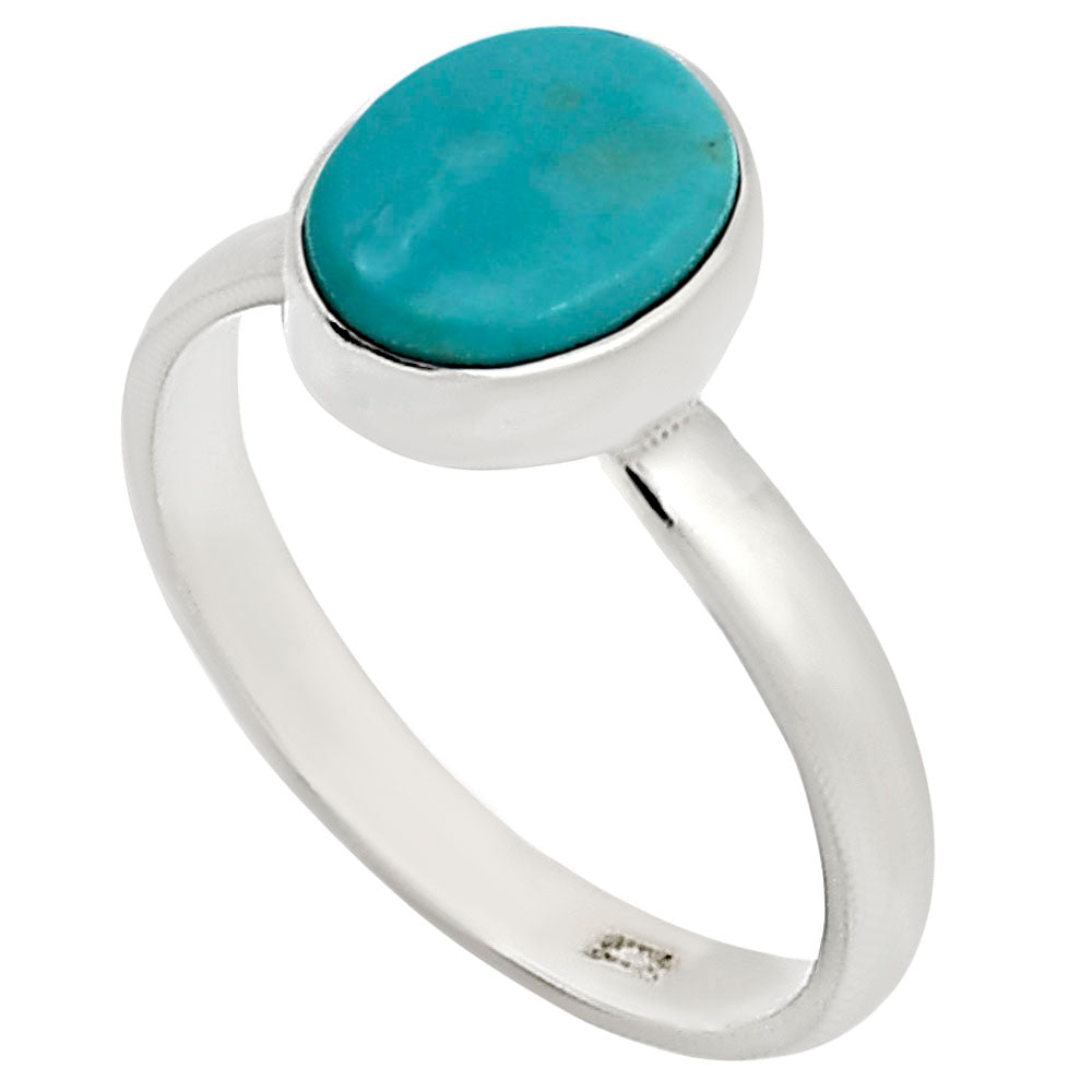 Natural Rare Turquoise Nevada Aztec Mt Ring size-7 R-1001 27-ER15936-2
