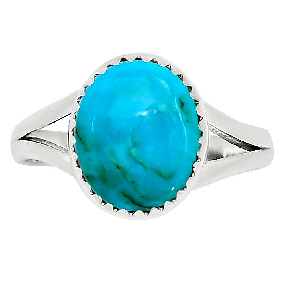 Natural Rare Turquoise Nevada Aztec Mt Ring size-8 R-1227 27-ER16101-0