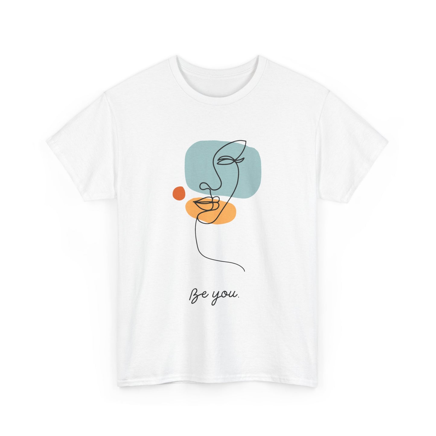 Minimalist Be You Tee, Unisex Cotton T-Shirt, Inspirational Graphic Tee, Gift for Friends, Casual Everyday Wear, Self-Love Apparel
