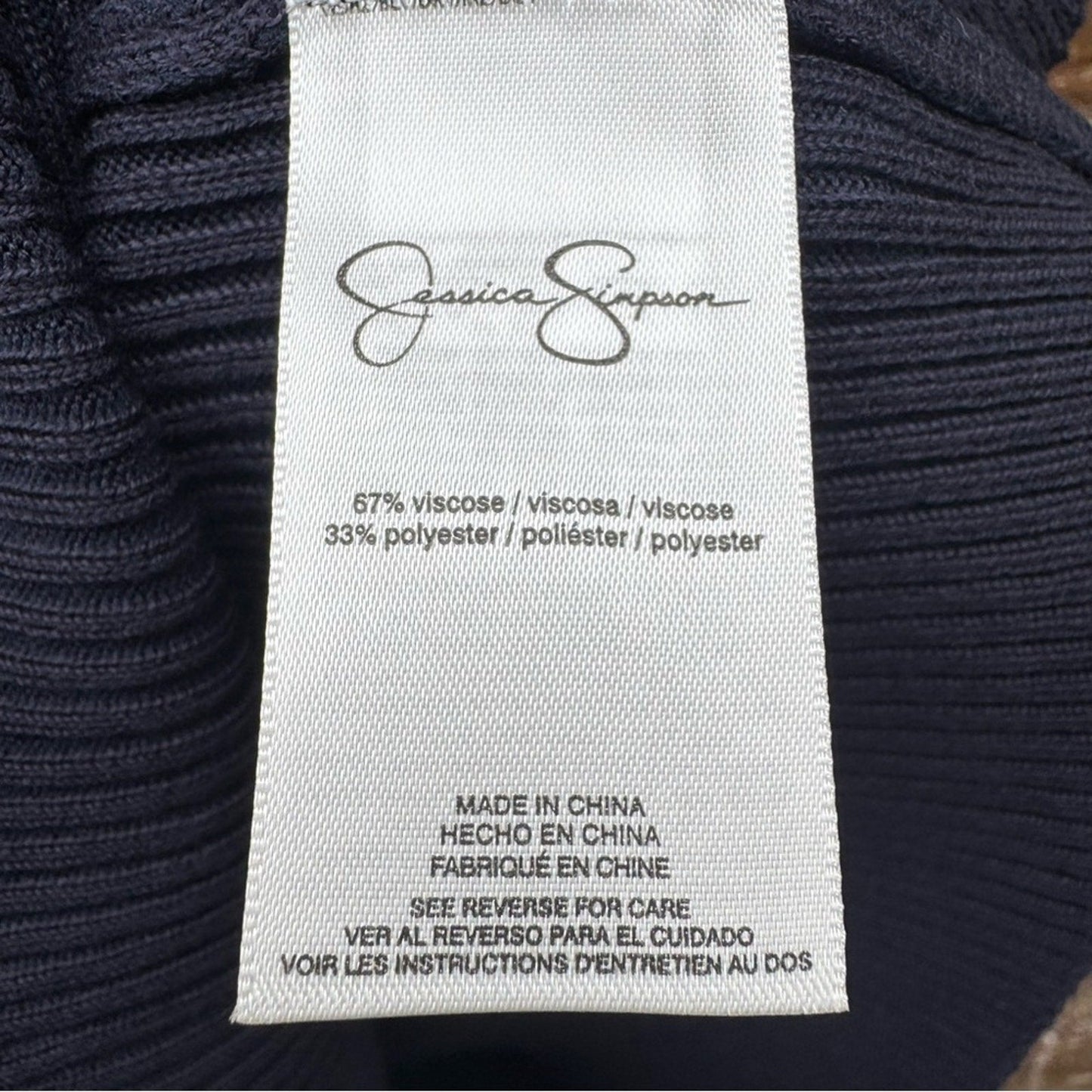 NWT New Jessica Simpson Womens 3X Johanna Tie Front Ribbed Sleeveless Tank Top