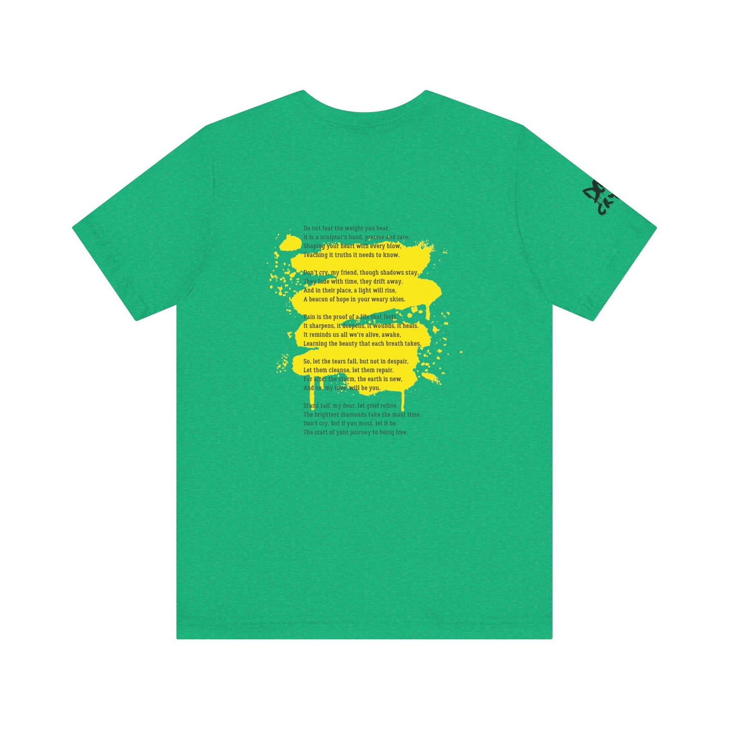 Inspirational Unisex Short Sleeve Tee - Journey to Self-Love & Empowerment