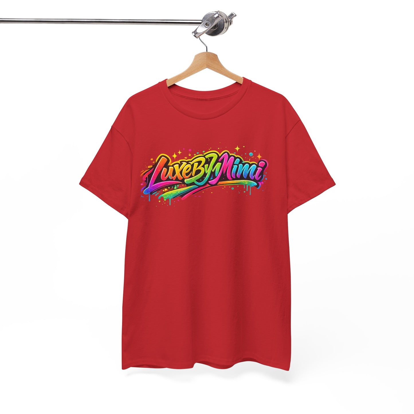 Graffiti Logo T-Shirt — 'Luxe By Mimi' Brand Colorful Streetwear Tee