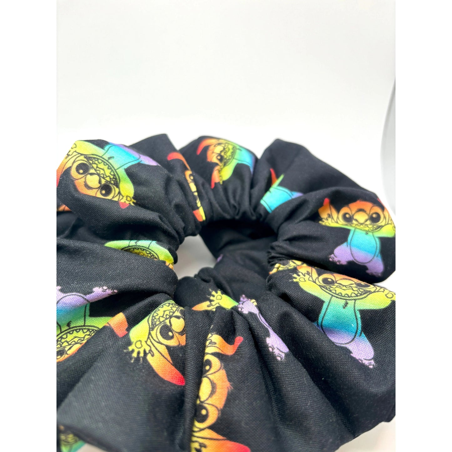 Rainbow Stitch Scrunchie
