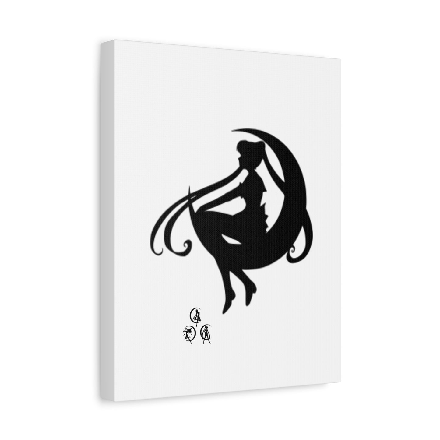 Moonlit Goddess Canvas Art, Modern Wall Decor, Fantasy Home Decor, Boho Aesthetic, Gift for Art Lovers