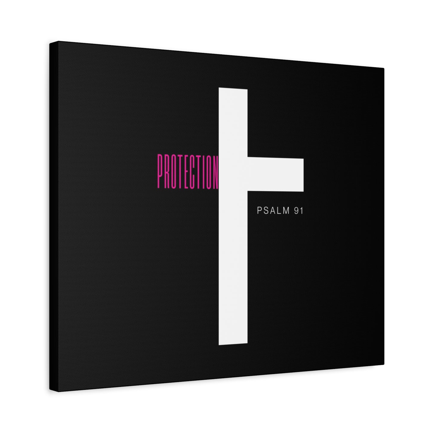Faith-Inspired Canvas Print - Psalm 91, Home Decor, Wall Art, Christian Gift, Inspirational Decoration