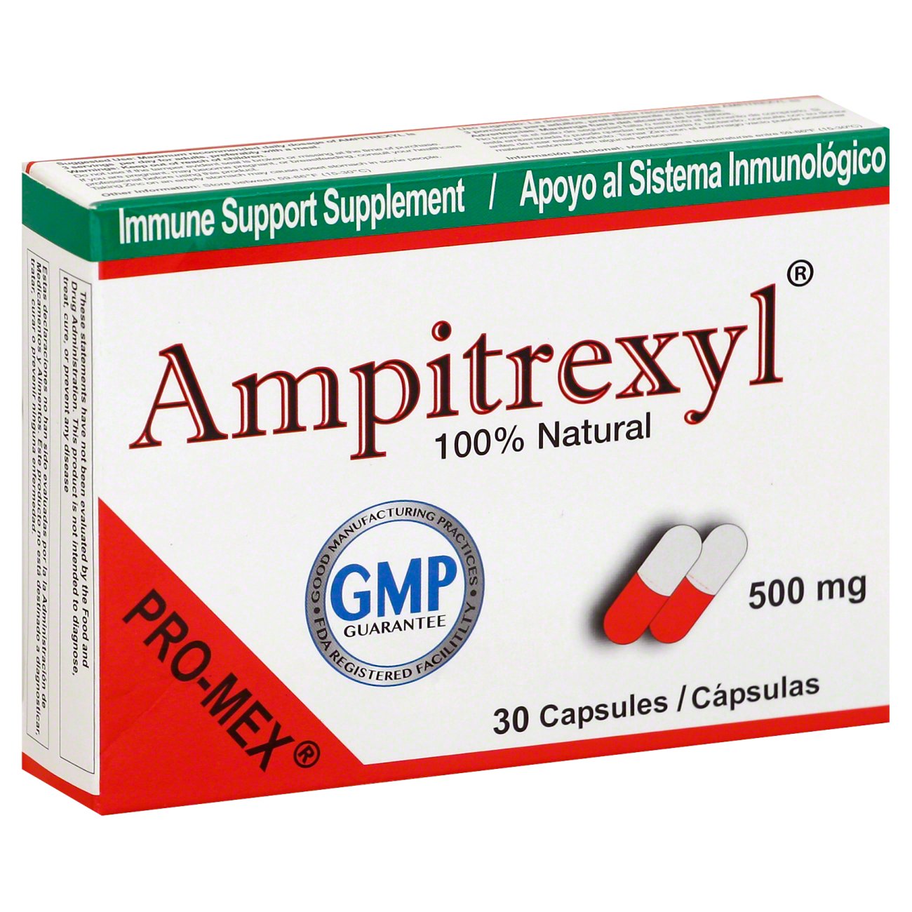 Pro Mex Ampitrexyl – 500 mg Capsules – Immune Support