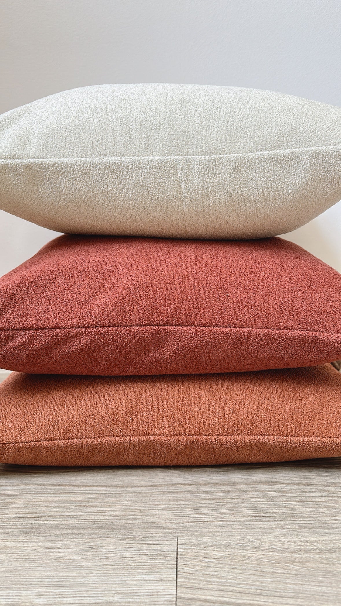 Cream Sherpa Lumbar Pillow Cover-1