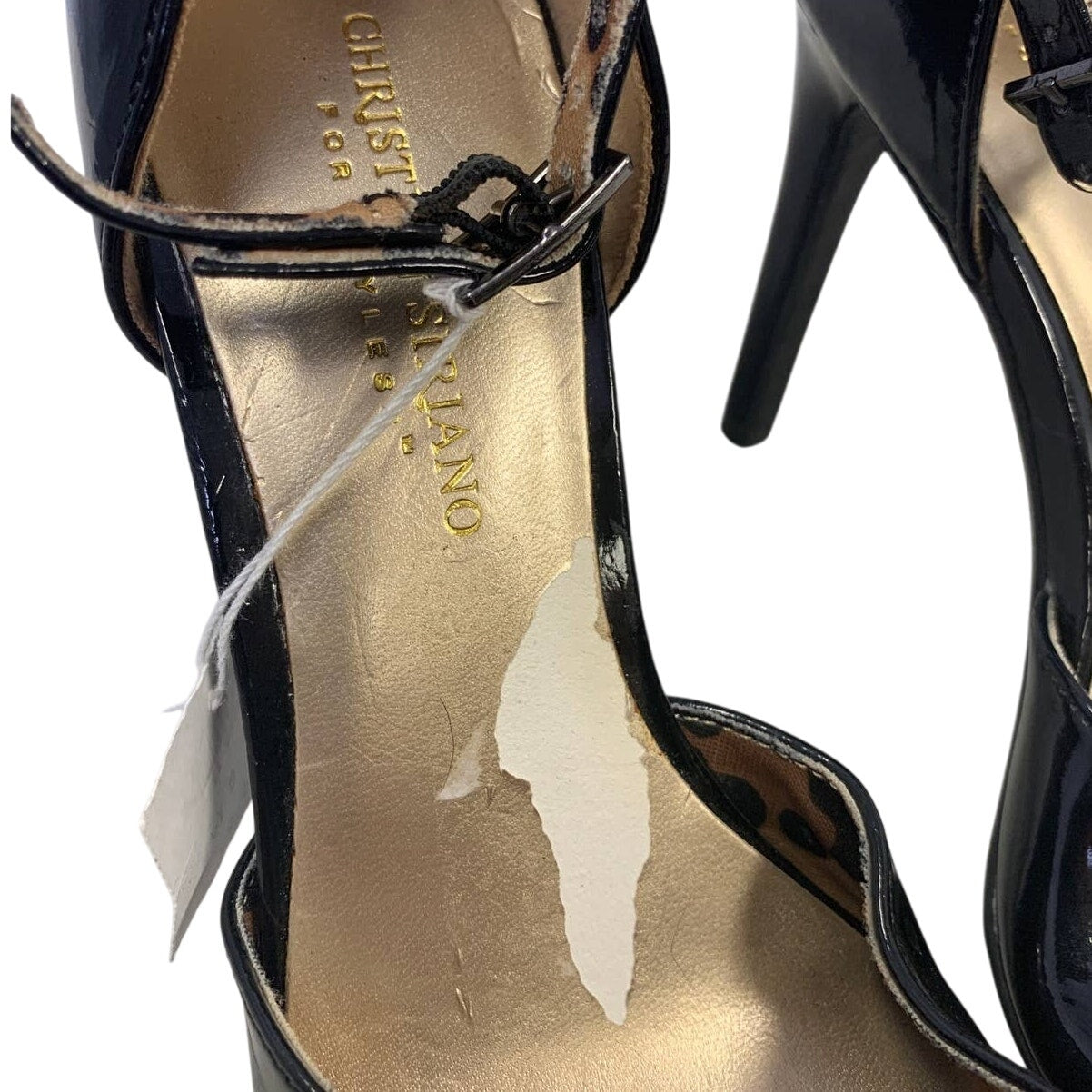 New Christian Siriano for Payless US 8.5 Slingback High Heel Shiny Pumps Heels