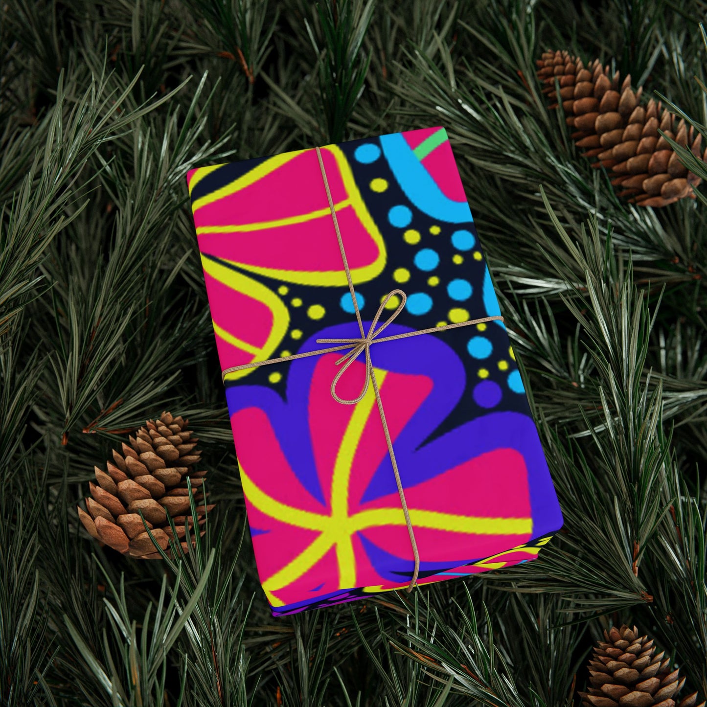 Vibrant Gift Wrapping Papers, Colorful Party Wrap, Floral Print Gift Wrap, Eco-Friendly Wrap, Birthday, Holiday, DIY Crafts