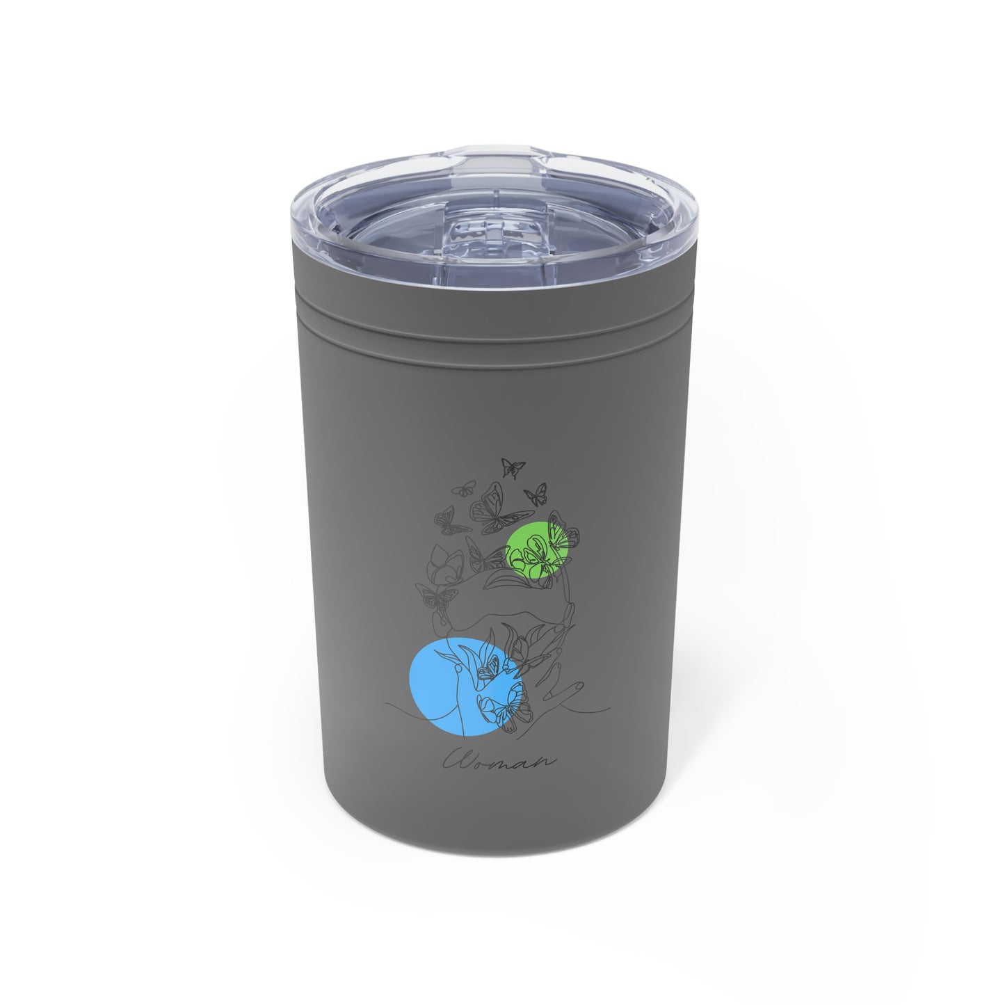Butterfly & Hummingbird Vacuum Tumbler | Stylish Reusable Coffee Cup for Nature Lovers, Eco-Friendly Gift, Travel Mug, Personalized