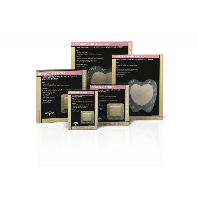 Optifoam Gentle Foam Dressing 6 X 6 In