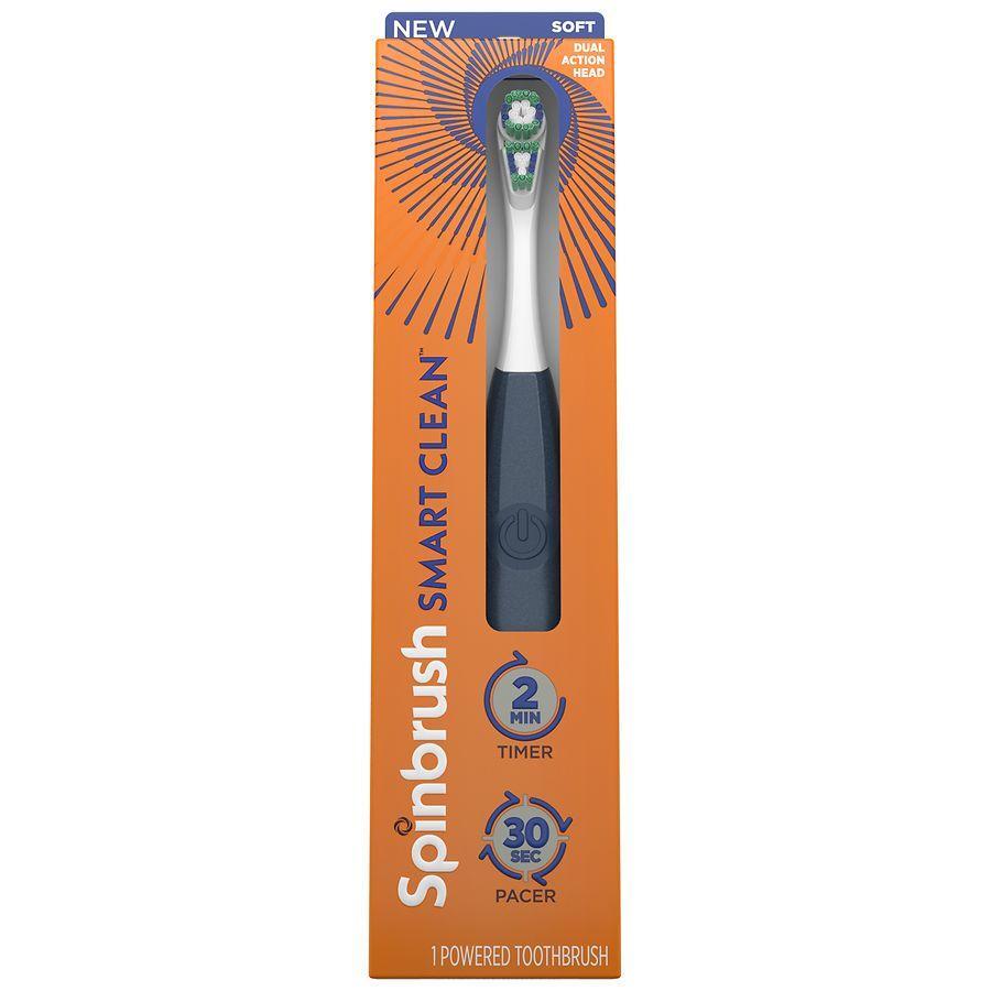 Spinbrush Smart Clean Toothbrush, Powered, Soft