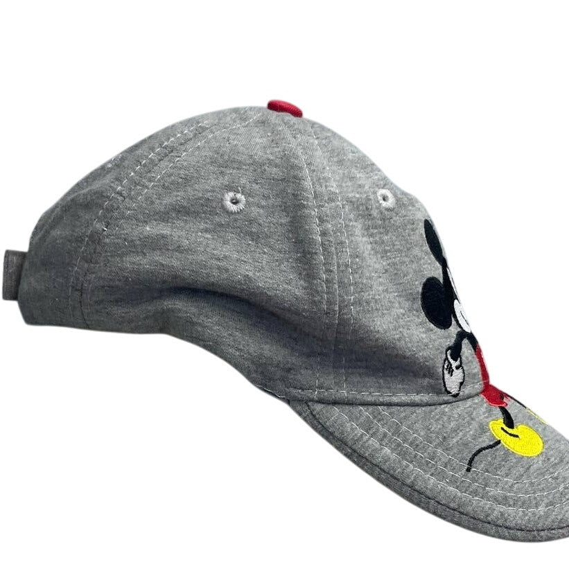 Disney Mickey Mouse Kids One Size OSFM 100% Cotton Hook & Loop Back Cap Hat
