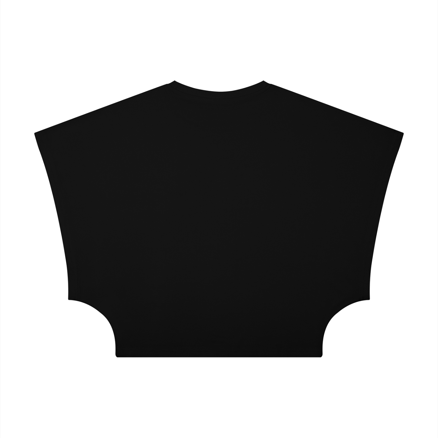 Nubian Luxe Dolman Graphic Crop Top