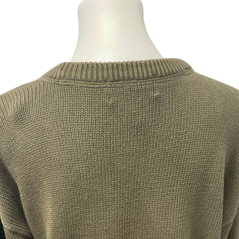 Croft & Barrow Mens Large Tall LT Long Sleeve Crew Neck Pullover Cotton Sweater