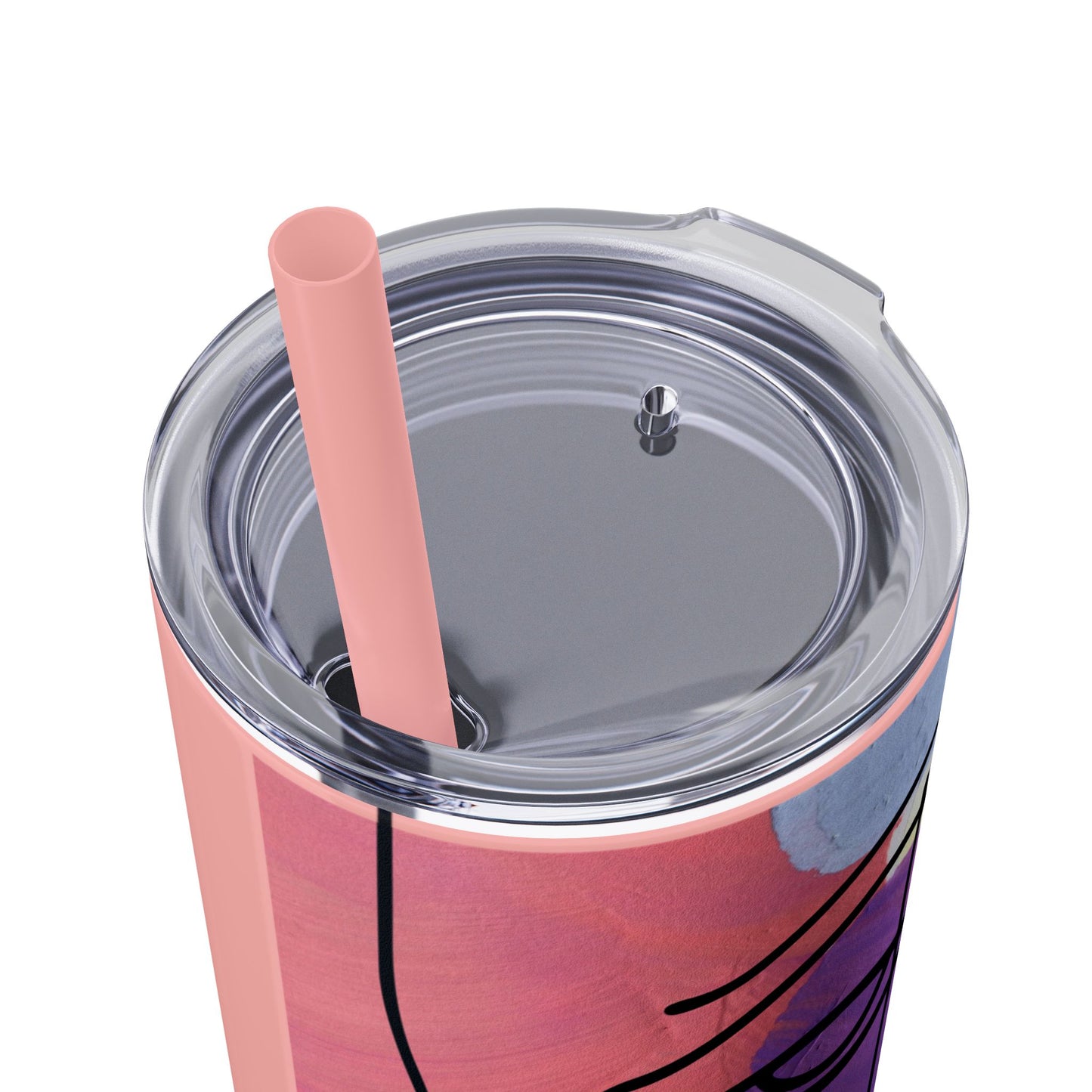 Artistic Skinny Tumbler with Straw, 20oz | Inspirational Drinkware, Colorful Water Bottle, Unique Gift Idea, Motivational Mug, [...]