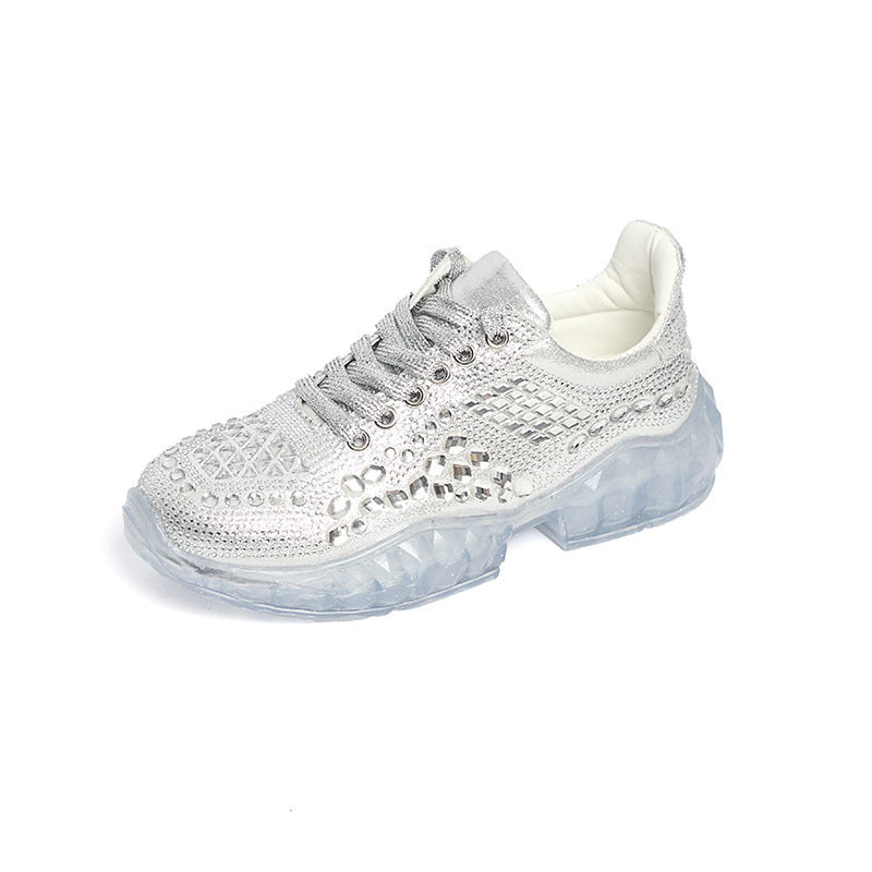 Spring and Autumn New Sports Shoes Fashion Rhinestone Trendy Women's Shoes