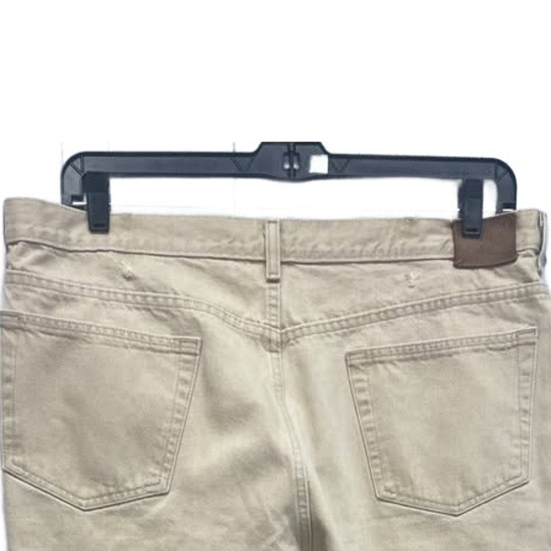 Lands End Mens Size 40 Regular 100% Cotton Straight Leg Denim Jeans w Pockets