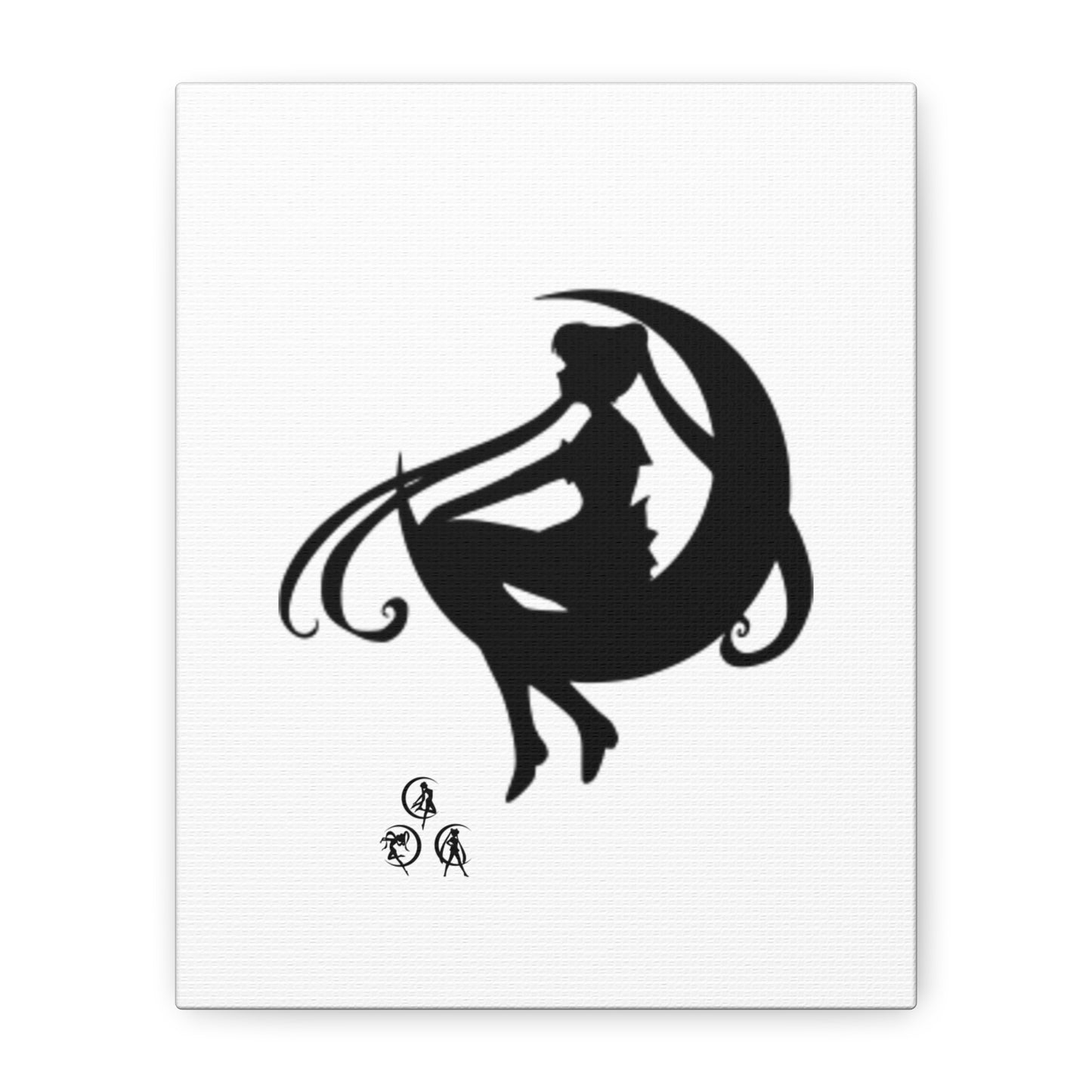 Moonlit Goddess Canvas Art, Modern Wall Decor, Fantasy Home Decor, Boho Aesthetic, Gift for Art Lovers