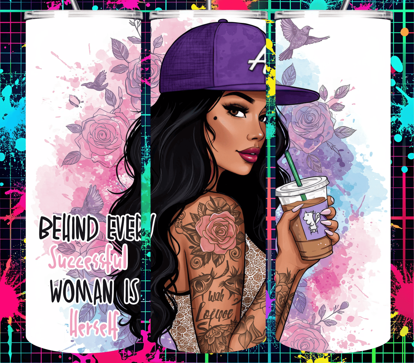 100 Badass Woman Collection 20 oz Tumbler