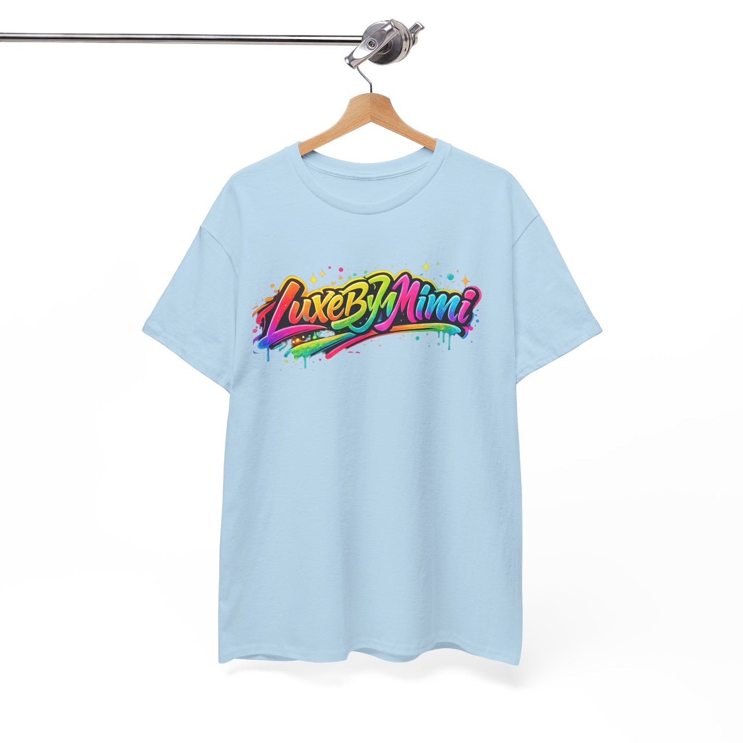 Graffiti Logo T-Shirt — 'Luxe By Mimi' Brand Colorful Streetwear Tee