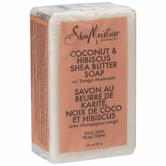 SheaMoisture Soap 8 Ounce Bar Coconut Hibiscus Butter 235ml