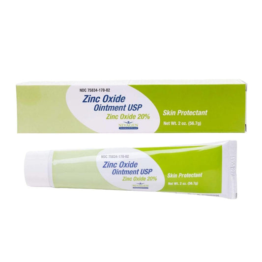 Nivagen Zinc Oxide 20% Ointment USP – Skin Protectant – 2 OZ