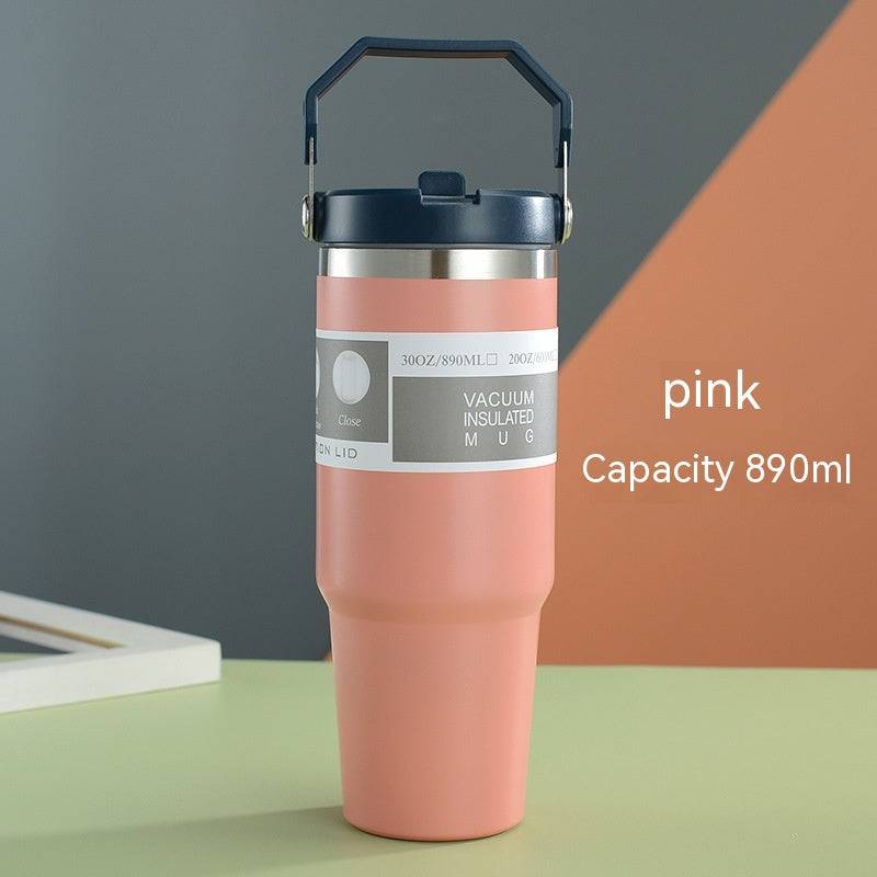 Stainless Steel Travel Coffee Tumbler – Insulated Car Cup with Cover (20/30 oz)-2