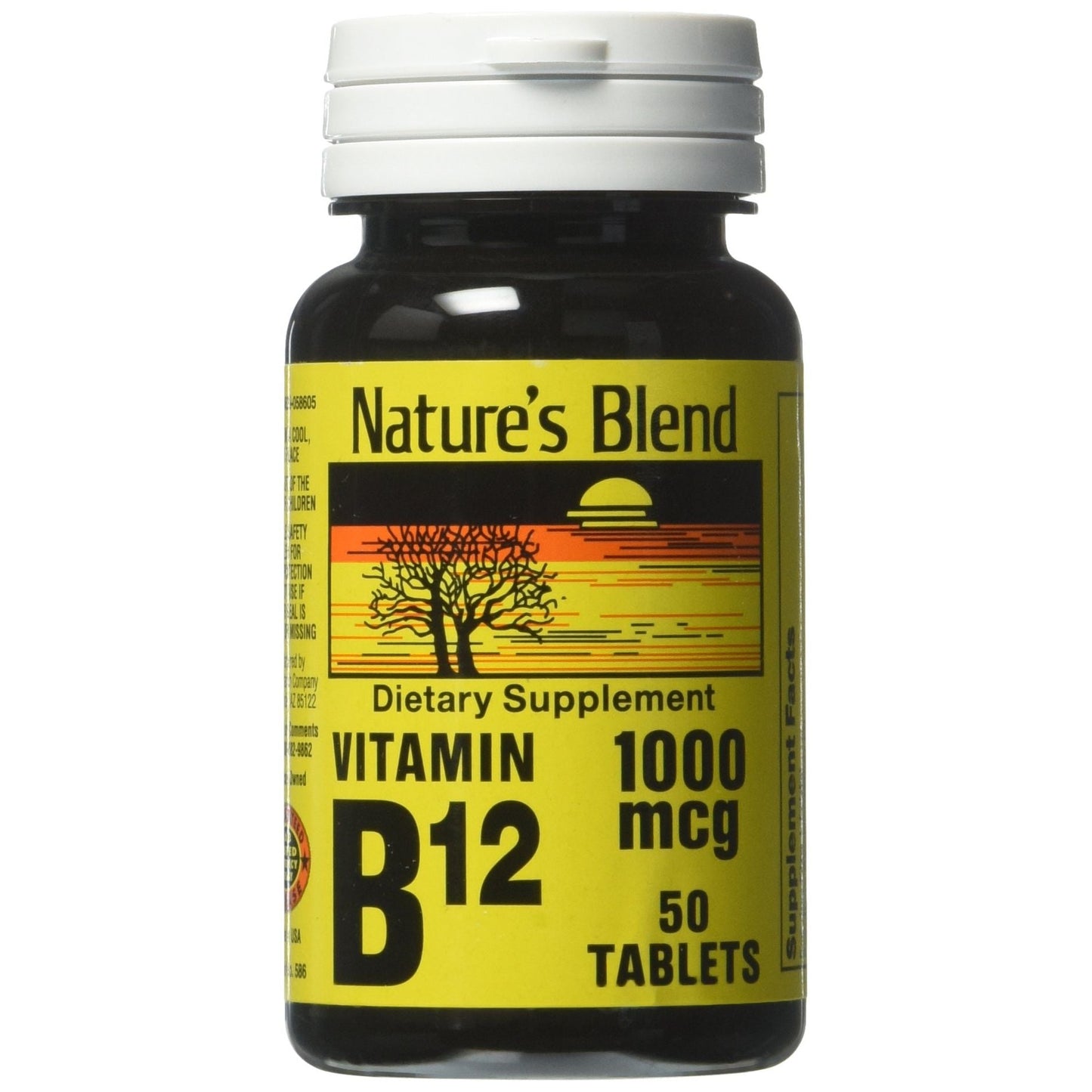 Nature's Blend Vitamin B12 1000 Mcg Tablets 50 Ct