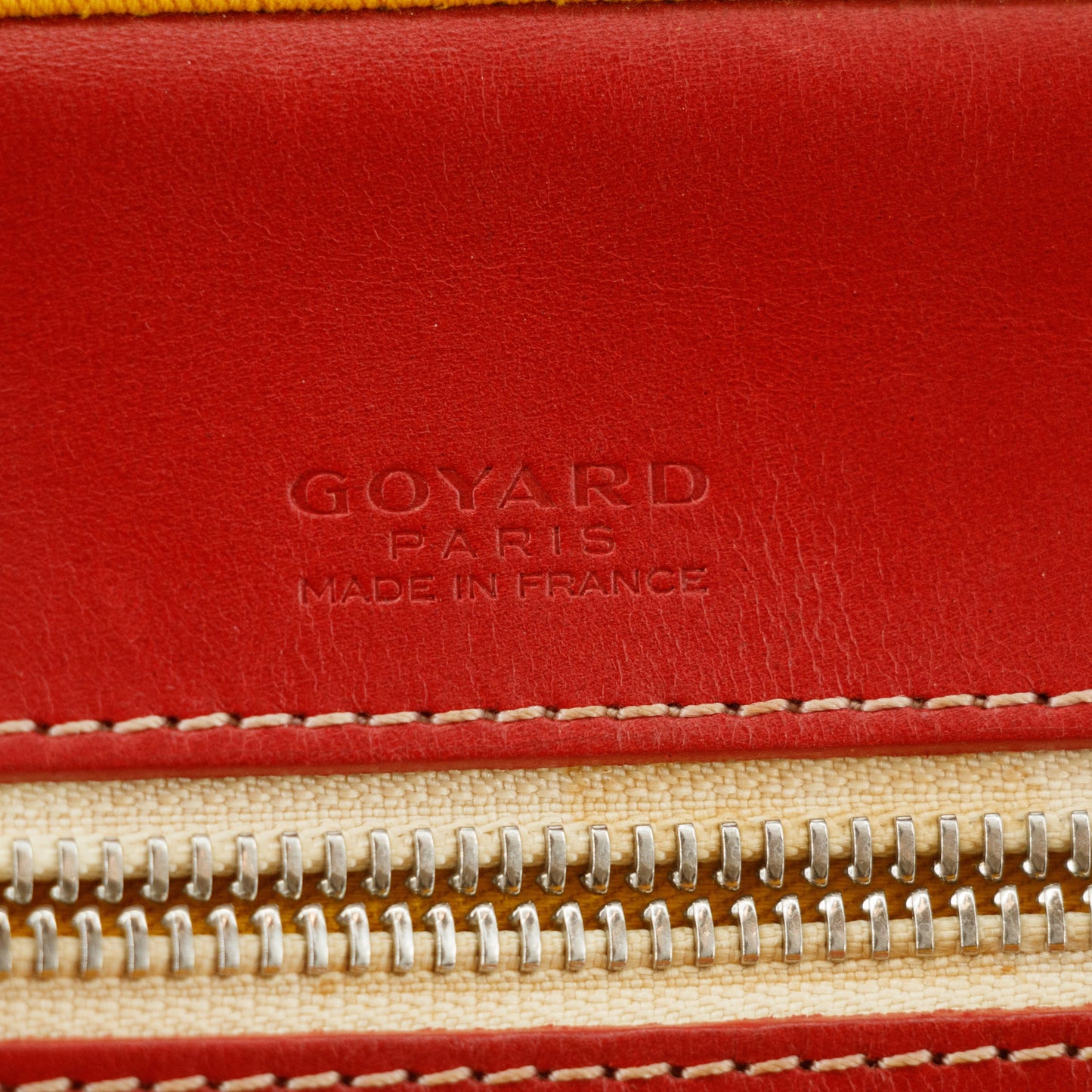 Goyard Red Ambassade MM Goyardine Tote Bag #2978
