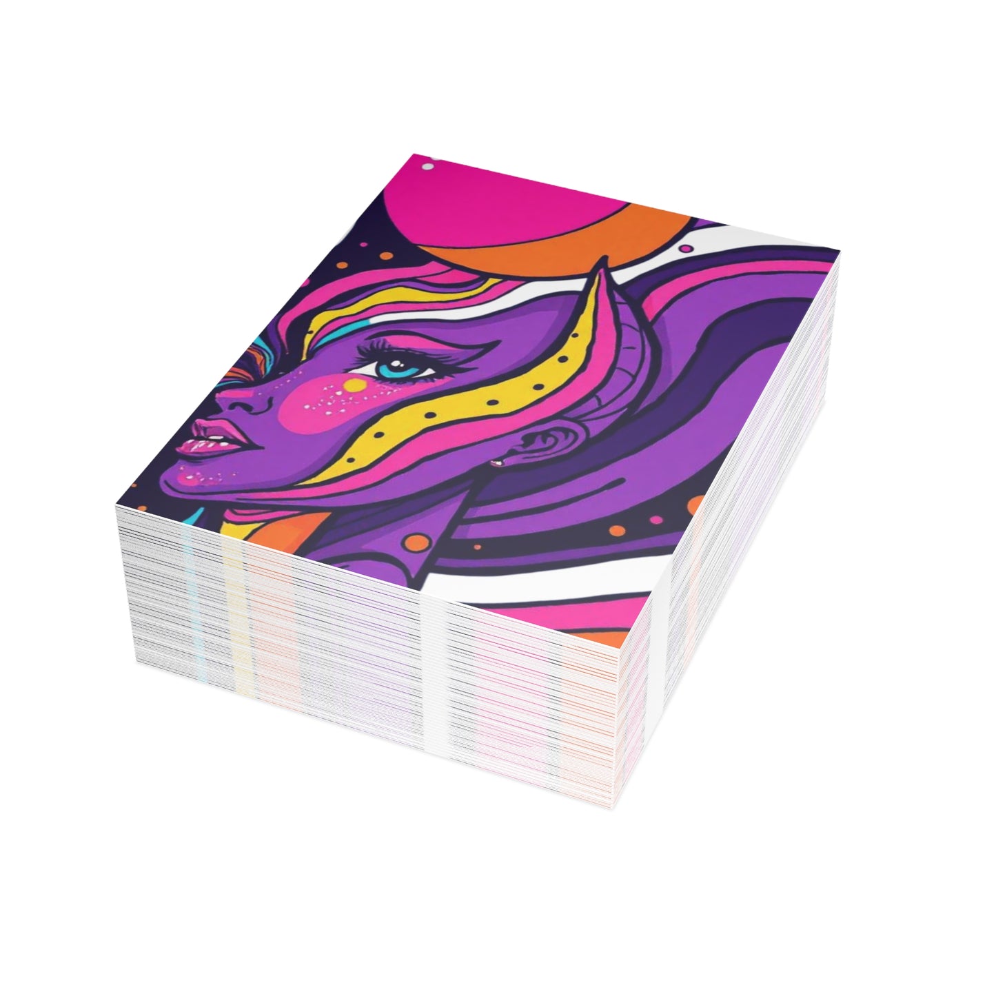 Vibrant Art Greeting Cards - Colorful Abstract Designs for Any Occasion, Art Cards, Fun Stationery, Unique Gift, Invite, Note Cards