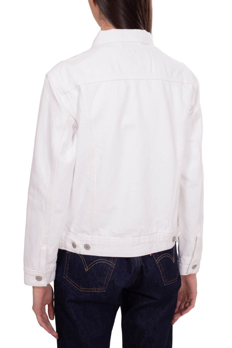 LEVI'S Women - Off-white boyfriend trucker jacket-2