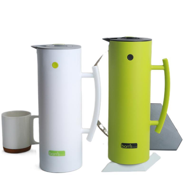 European Glass Liner Insulation Jug Simple Style Warm Water Bottle 1L