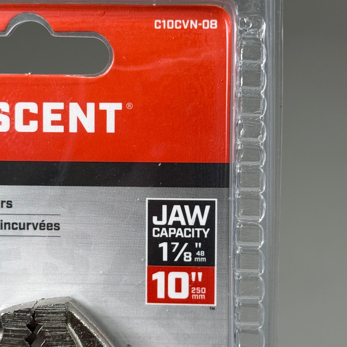 CRESCENT (New) 10" Curved Jaw Locking Pliers with Wire Cutter