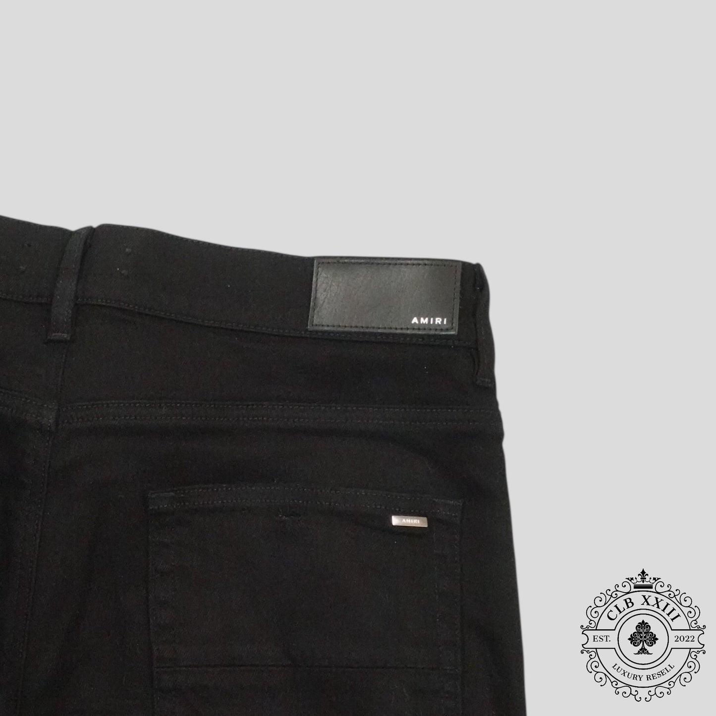 Amiri Aloha Patch Jeans in Black