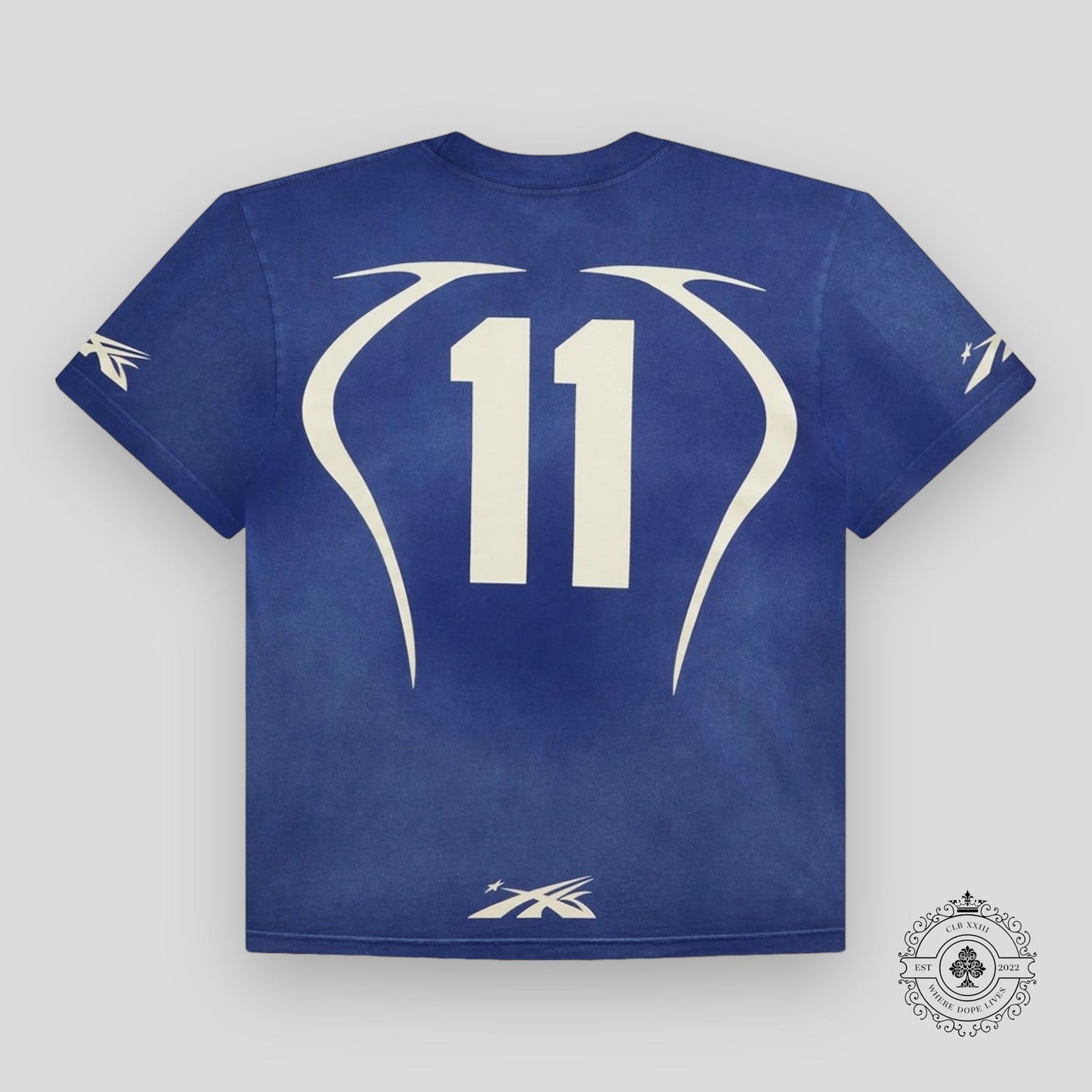 Hellstar Warm Up Tee in Blue