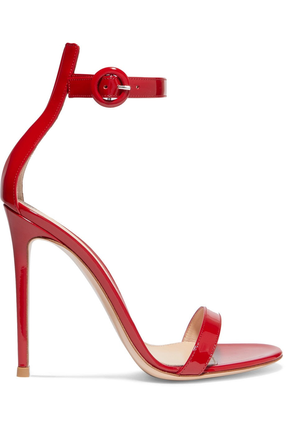 Elegant wine red velvet high-heeled sandals featuring an ankle buckle strap and a slim stiletto heel, presented in a chic European and American-style design.