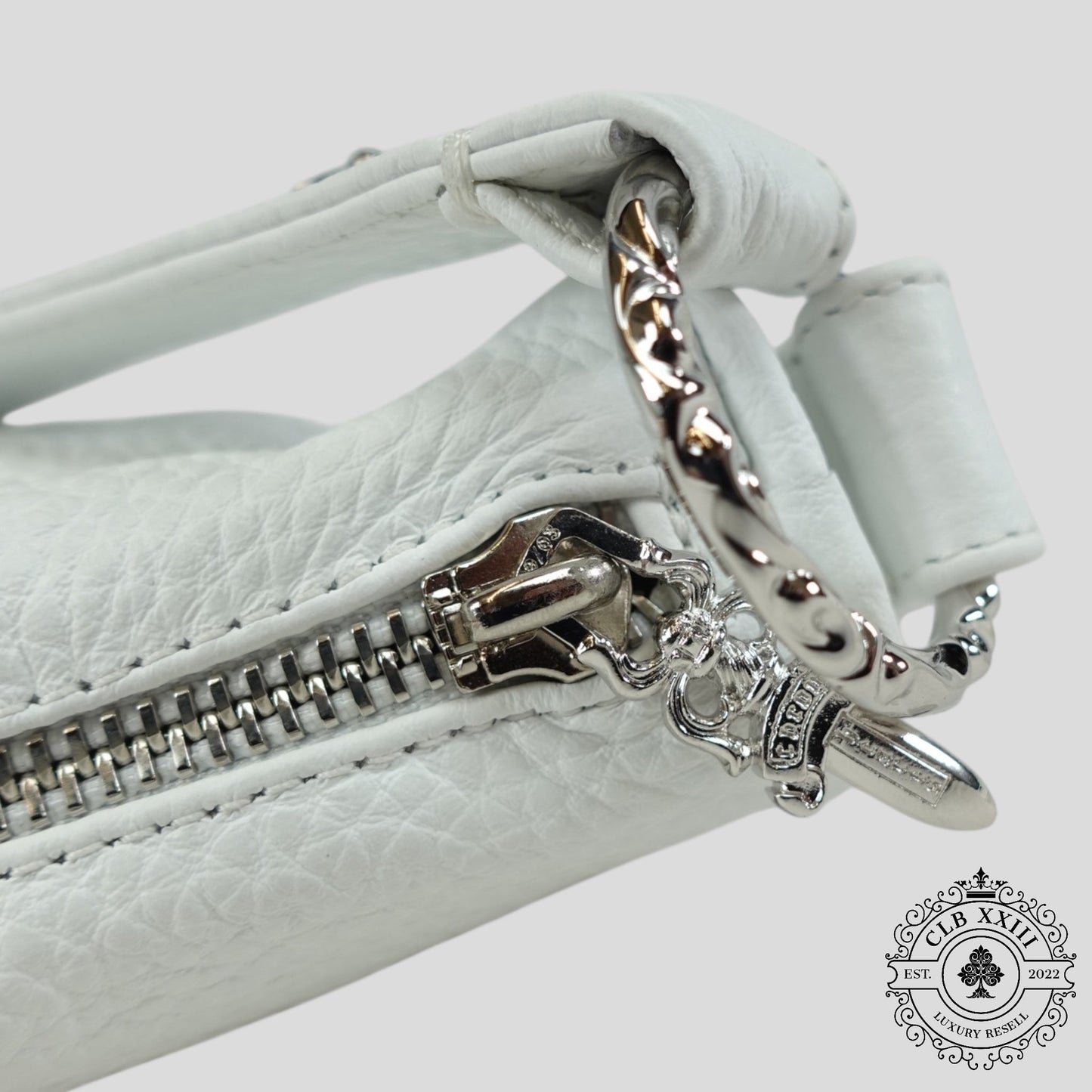 Chrome Hearts Chicken Nugget Bag in White