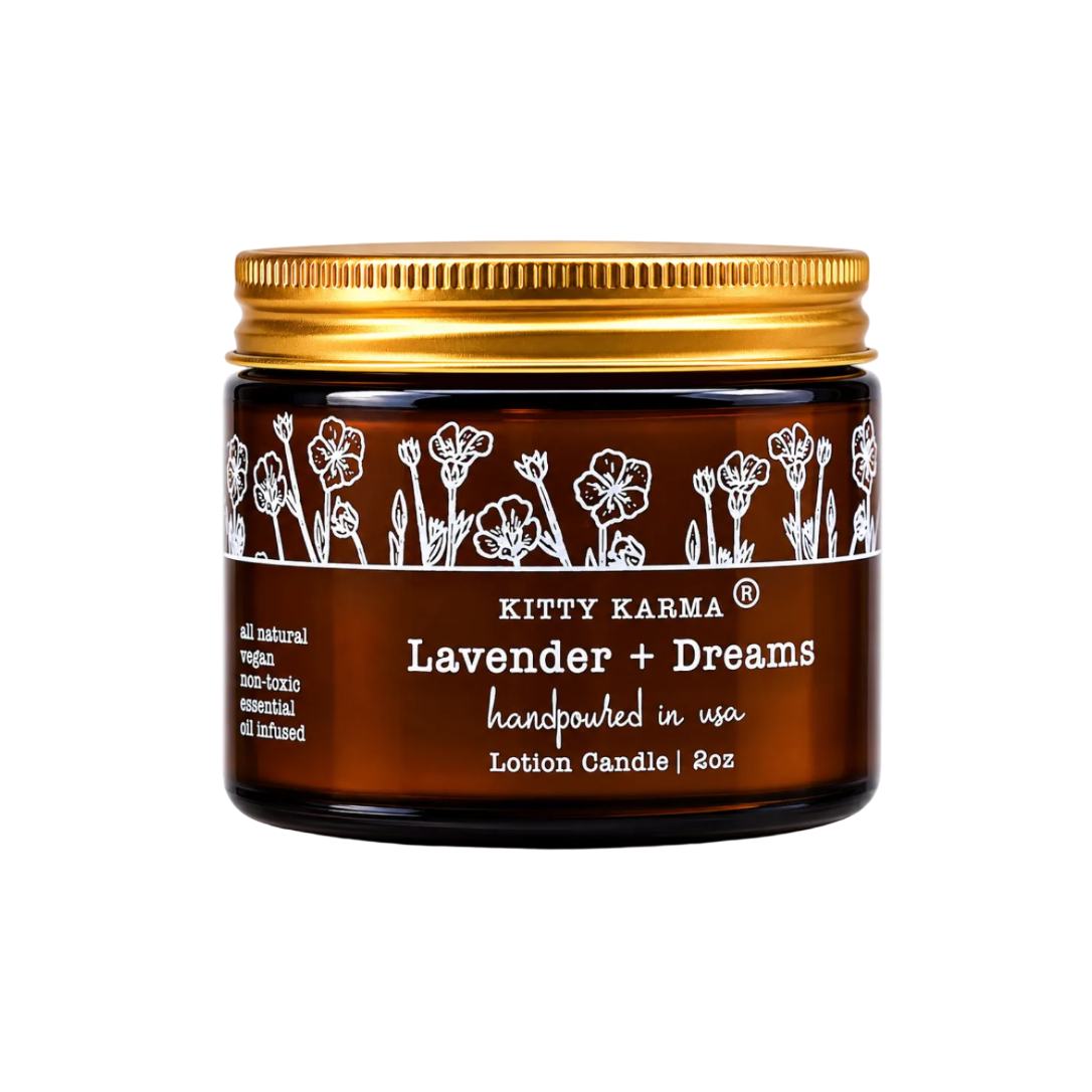 Aromatherapy Lavender Massage Lotion Candle