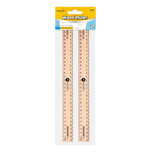 Pack de 2 reglas de madera