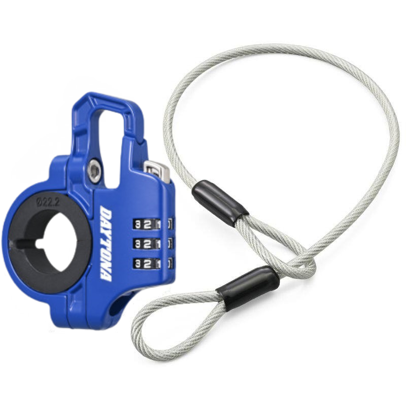DAYTONA™ Motorcycle Handlebar Password Lock/Helmet Lock