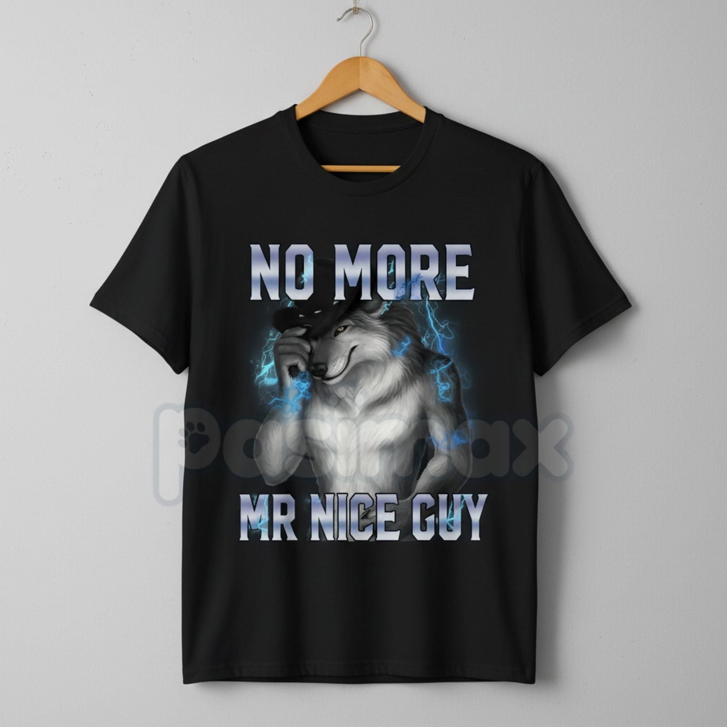 Funny Alpha Wolf Meme T-Shirt - Ironic Alpha Male Humor Tee, Self-Aware Sarcastic Apparel, Funny Wolf Graphic Gift