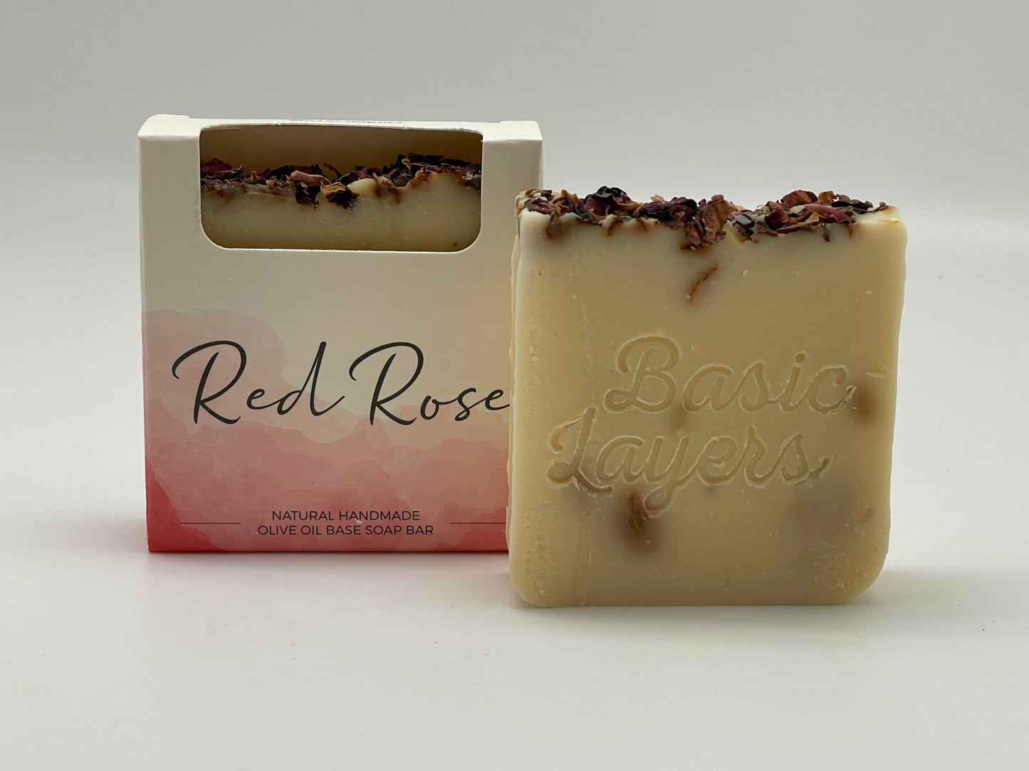 ARTISAN HAND MADE SCENTED RED ROSE SOAP-1