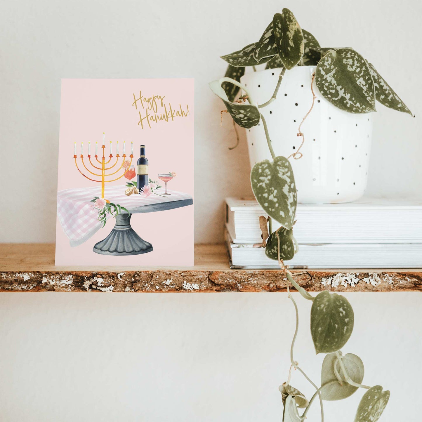 Happy Hanukkah Greeting Cards, Set of 24