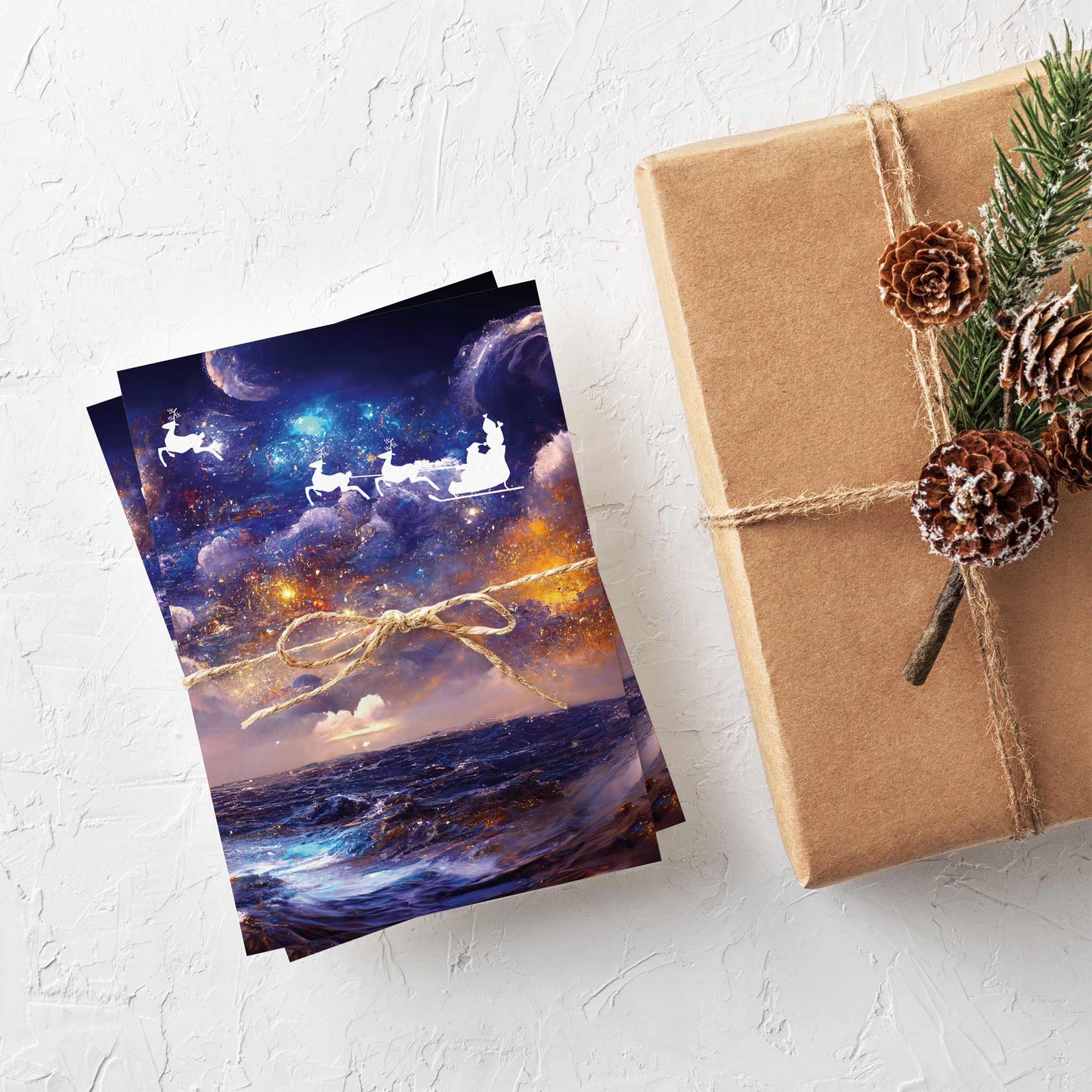 Christmas Greeting Cards, Set of 24