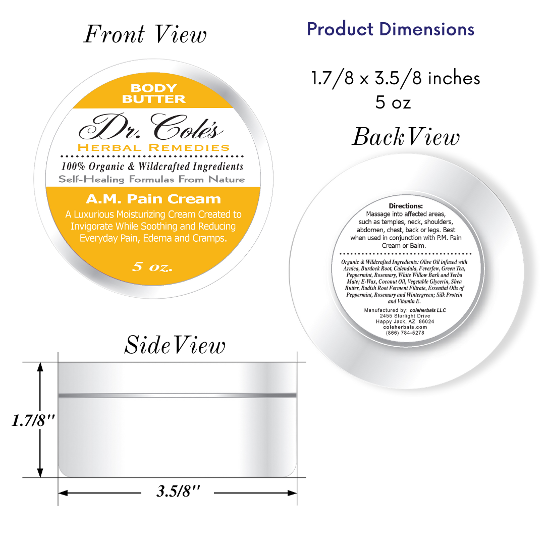 Dr. Cole's A.M. Pain Cream SixPak-3