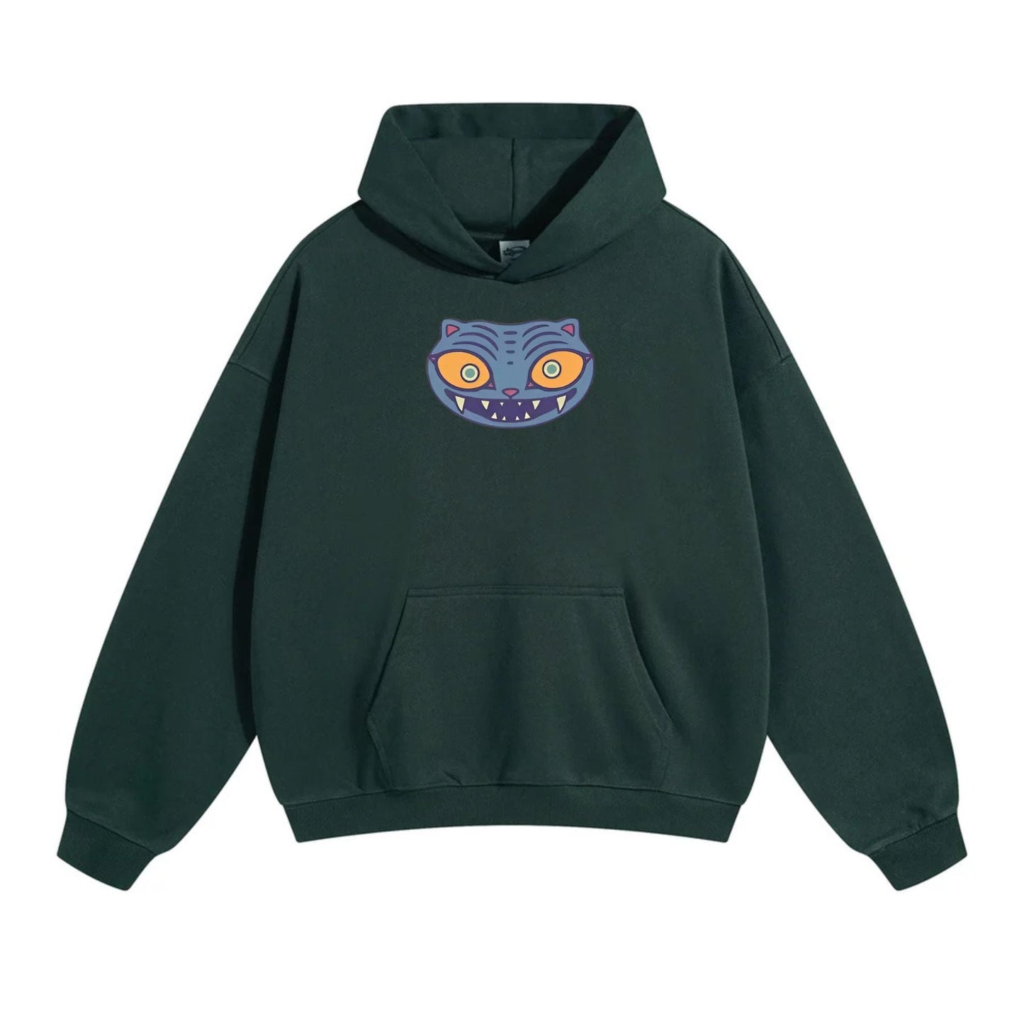 Derpy Tiger Zoey Hoodie – Cute & Funny Animal Graphic Pullover, Adorable Unisex Gift